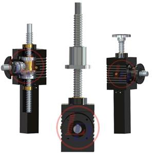 傘齒輪絲（sī）杆升降機-錐齒輪梯形絲杆升降機-錐齒輪滾珠絲杆升降（jiàng）機