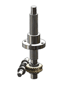 蝸（wō）輪絲杆結構