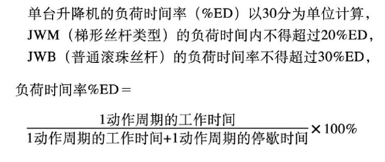 絲杆升降機使用頻率