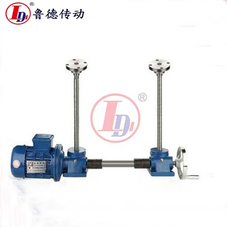 兩台聯動絲杆升降機(jī)